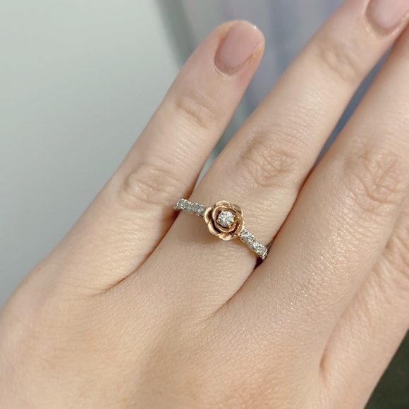 Enchanted Disney Belle Rose Ring - Picture 13 of 16